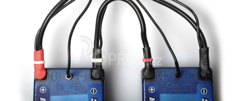 Nabíjecí kabel 2x2S LiPo HARDCASE z G4 na P4/5 včetně balančního konekt. XH