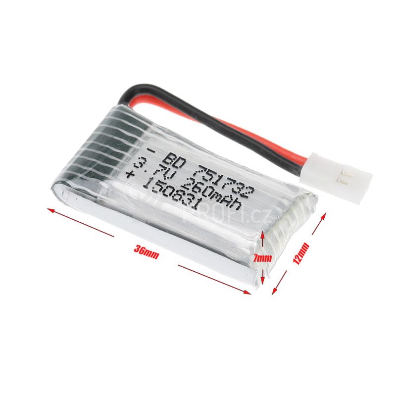 Náhradní akumulátor 260mAh 3,7V