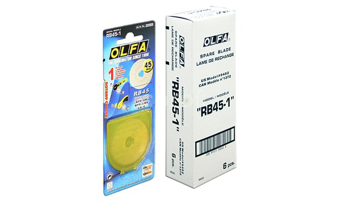 Náhradní rotační čepele OLFA RB 45-1, průměr 45mm (1ks)