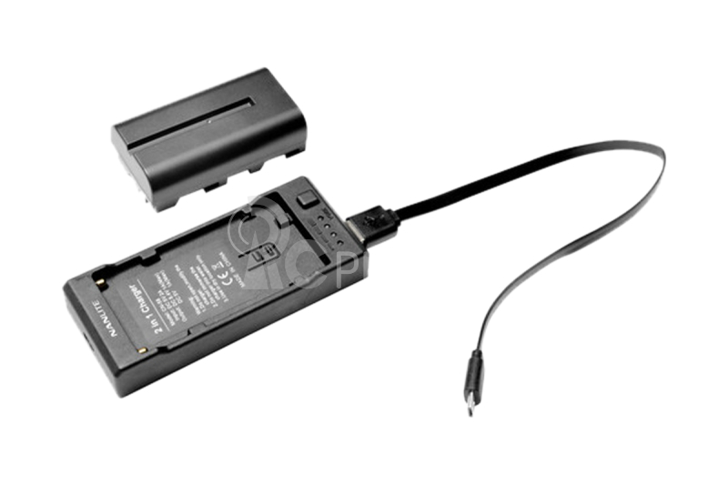 Nanlite nabíječka CN-58 2v1 pro baterie NP/LP-E6