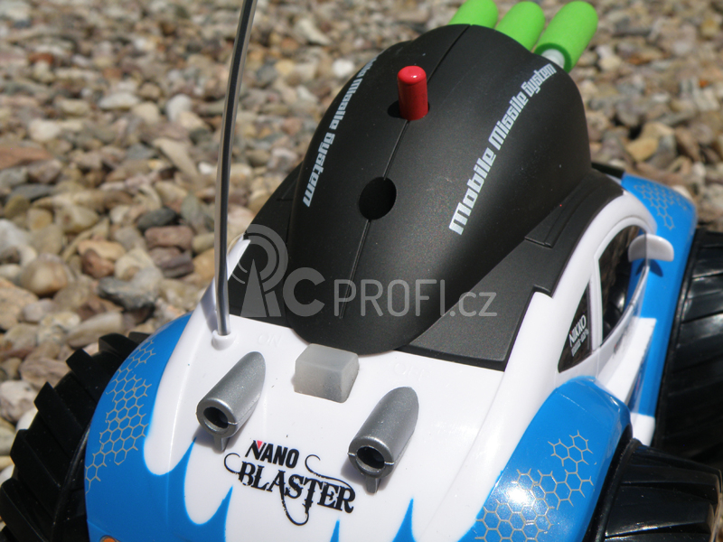 RC obojživelník Nikko Nano Blaster, modrý