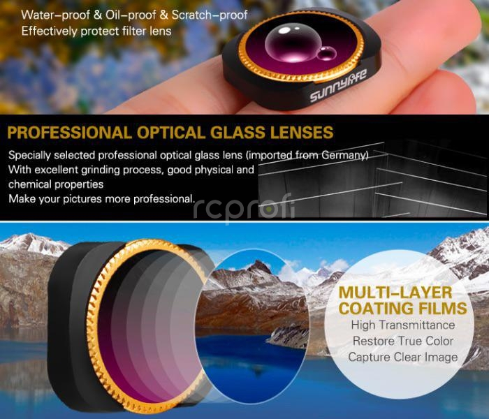 ND-PL Pack 4 Lens Filters pro Osmo Pocket 1/2