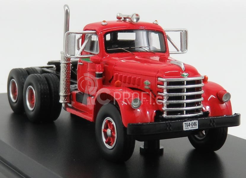 Neo scale models Diamond T921 Tractor Truck 3-assi 1955 1:64 Červená Černá