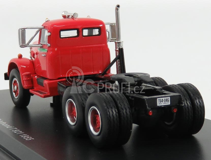 Neo scale models Diamond T921 Tractor Truck 3-assi 1955 1:64 Červená Černá
