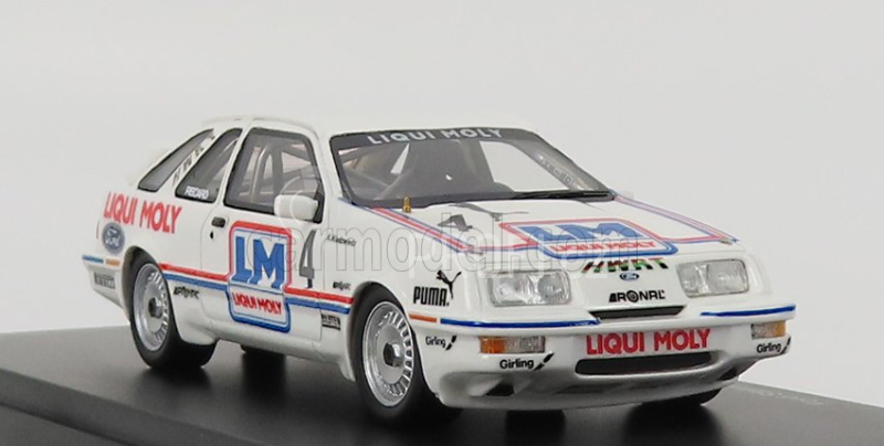 Neo scale models Ford england Sierra Xr4ti Team Liqui Moly N 4 Dtm Season 1986 K.niedzwedz 1:43 Bílá