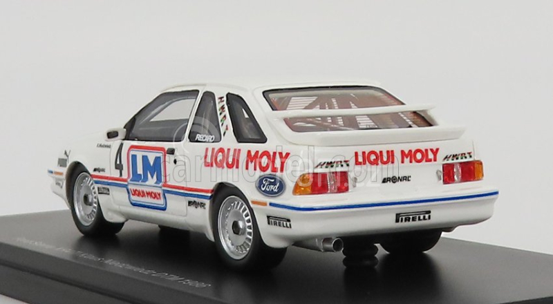 Neo scale models Ford england Sierra Xr4ti Team Liqui Moly N 4 Dtm Season 1986 K.niedzwedz 1:43 Bílá