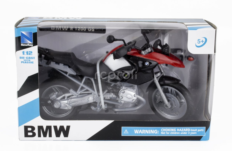 Newray BMW R1200gs 2006 1:12 Red