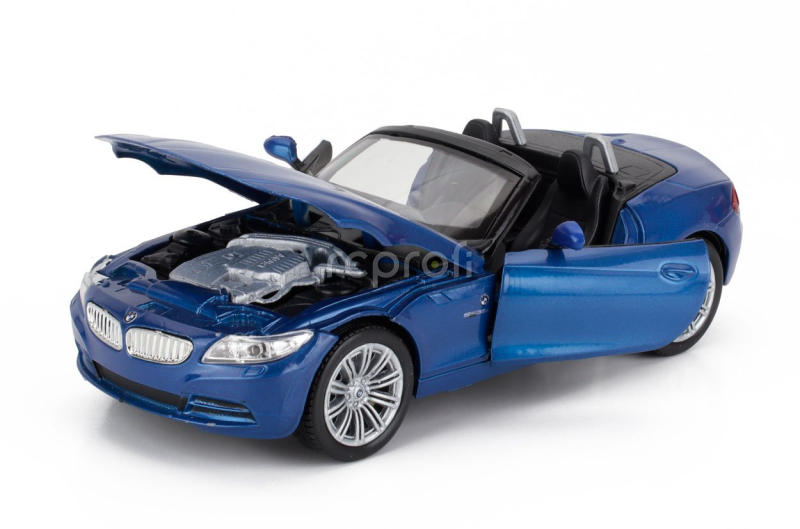 Newray BMW Z4 Spider Cabriolet Open 2009 1:24 Blue
