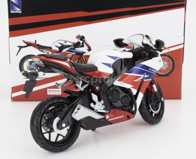 Newray Honda Cbr 1000rr 2007 1:12 Bílá Červená Černá