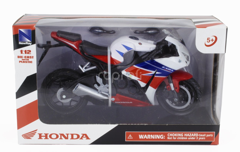 Newray Honda Cbr 1000rr 2007 1:12 Bílá Červená Černá