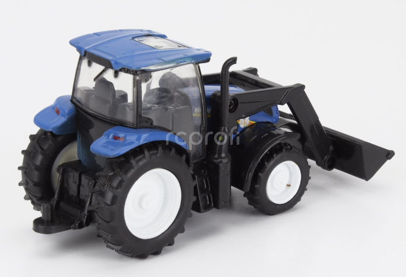 Newray Iveco fiat Daily Roll-off Pianale 2023 With New Holland T6.175 Tractor 1:36 Žlutá Modrá Černá
