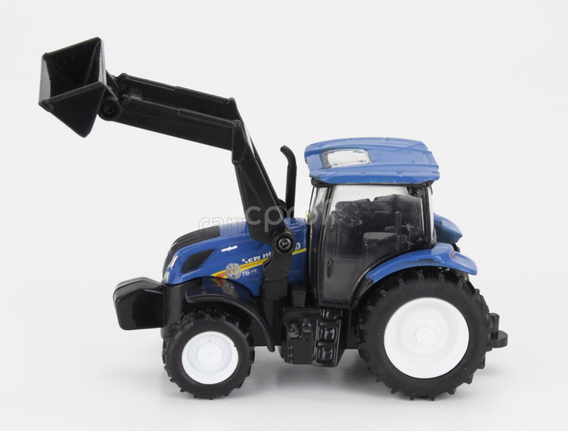 Newray Iveco fiat Daily Roll-off Pianale 2023 With New Holland T6.175 Tractor 1:36 Žlutá Modrá Černá