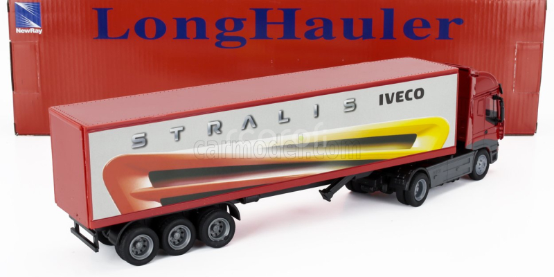 Newray Iveco fiat Stralis 540 Truck Cassonato 2009 1:43 Red
