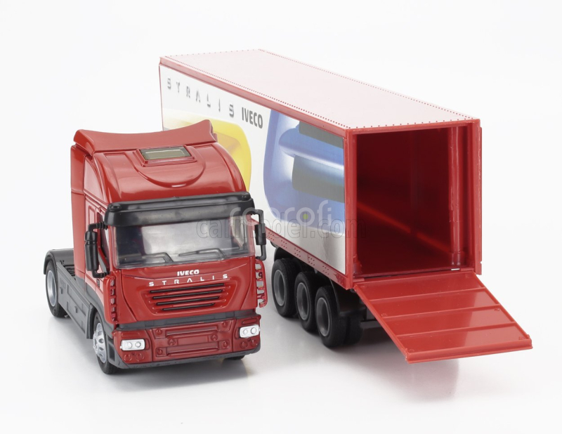Newray Iveco fiat Stralis 540 Truck Cassonato 2009 1:43 Red