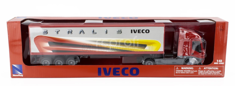 Newray Iveco fiat Stralis 540 Truck Cassonato 2009 1:43 Red