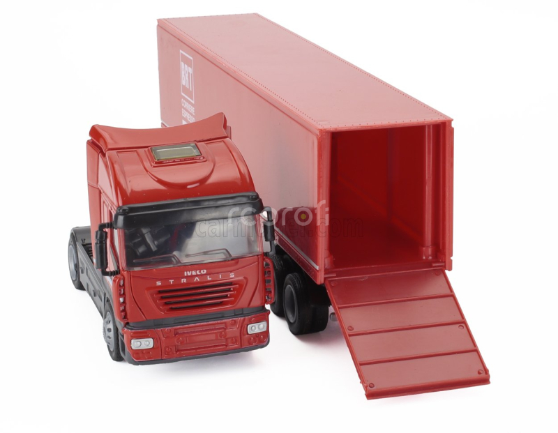 Newray Iveco fiat Stralis 540 Truck Cassonato Brt Bartolini Corriere Espresso 2009 1:43 Red