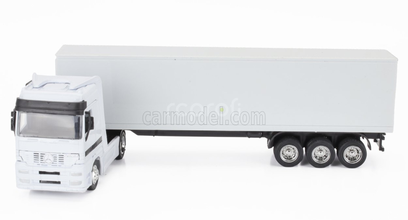 Newray Mercedes benz Actros 1857 Truck Cassonato 1998 1:43 Bílá