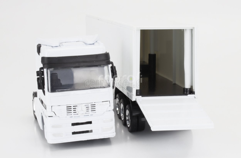 Newray Mercedes benz Actros 1857 Truck Cassonato 1998 1:43 Bílá