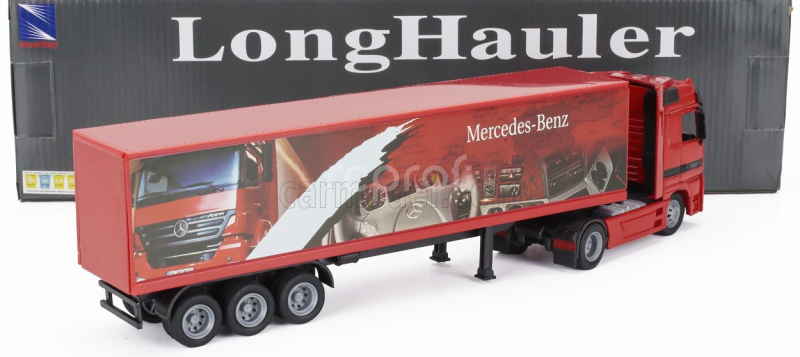 Newray Mercedes benz Actros 1857 Truck Cassonato Mercedes Benz 1998 1:43 Red