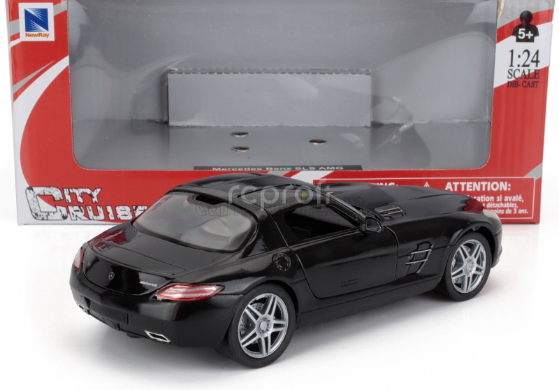 Newray Mercedes benz Sls Coupe Amg (c197) 2010 1:24 Black