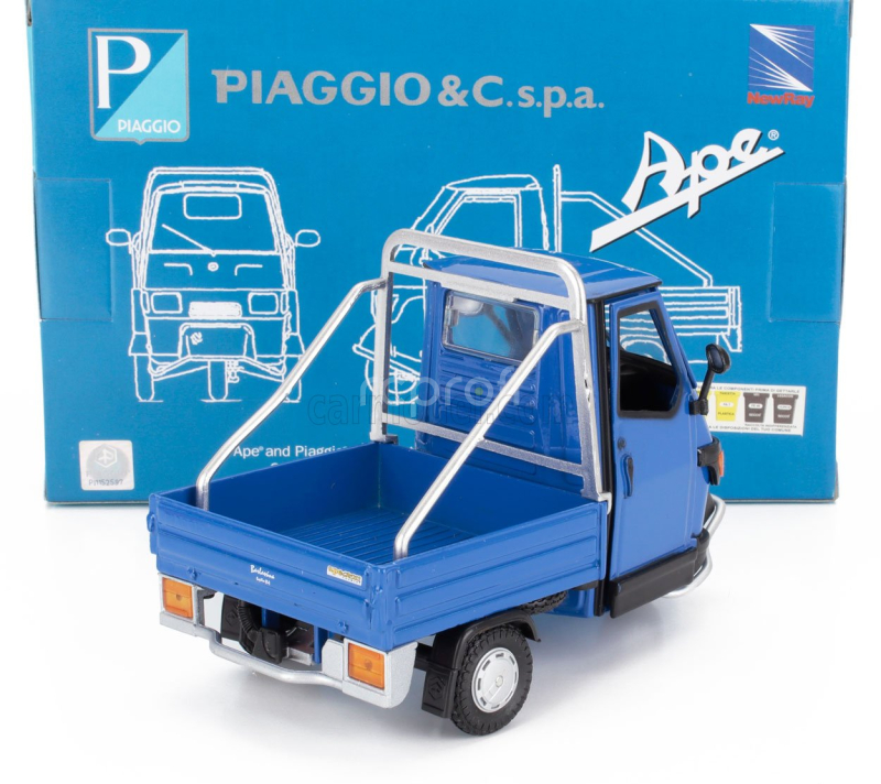 Newray Piaggio Ape 50 Cross Country 1994 1:18 Blu Black