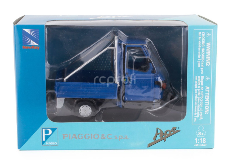 Newray Piaggio Ape 50 Cross Country 1994 1:18 Blu Black