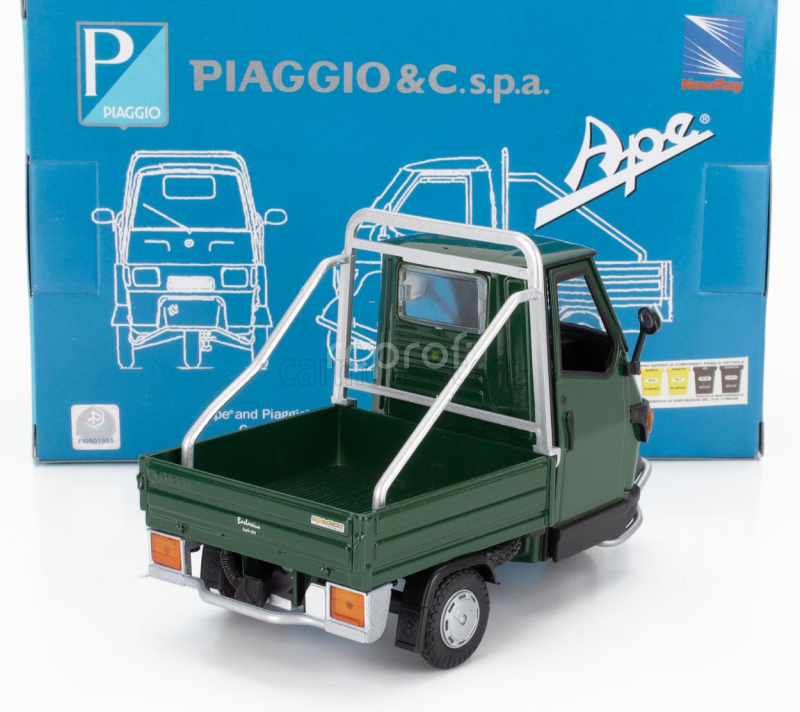 Newray Piaggio Ape 50 Cross Country 1994 1:18 Zelená Černá