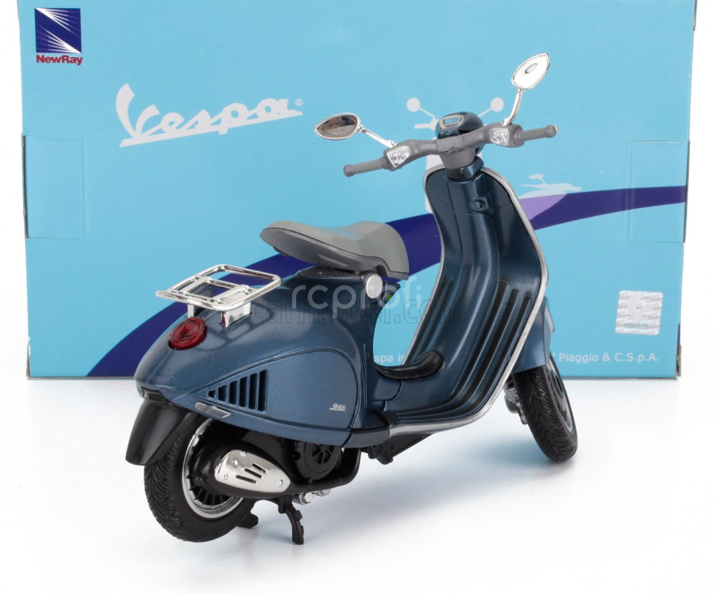 Newray Piaggio Vespa 946 Bellissima 2014 1:12 Blue Met