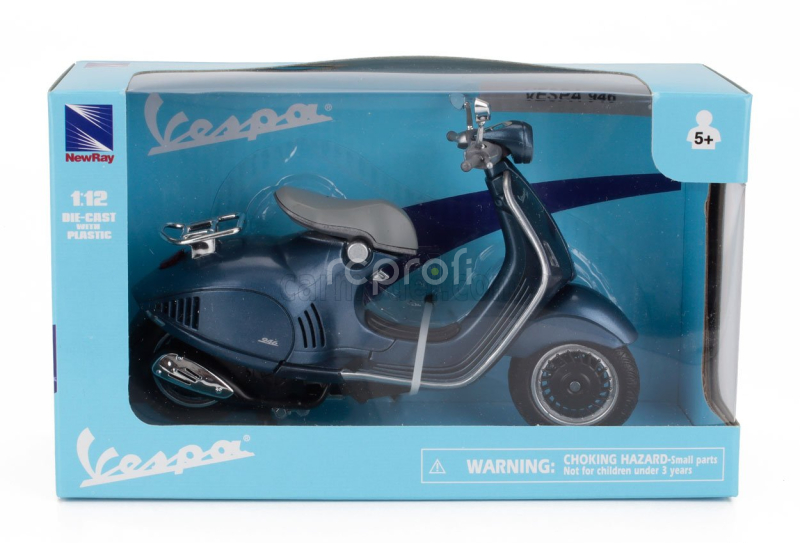Newray Piaggio Vespa 946 Bellissima 2014 1:12 Blue Met