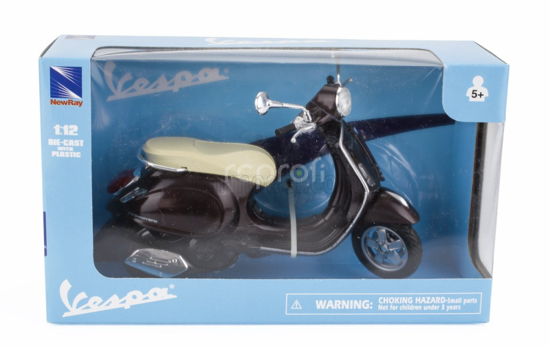 Newray Piaggio Vespa Primavera 2013 1:12 Brown Met