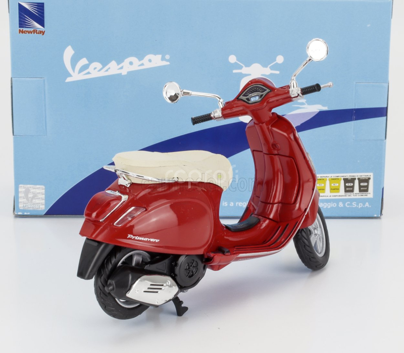 Newray Piaggio Vespa Primavera 2013 1:12 Red