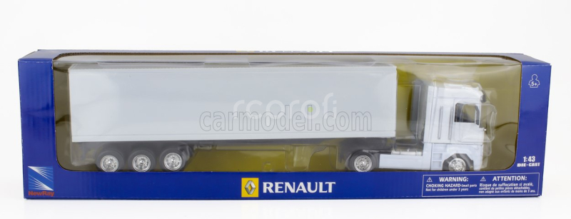 Newray Renault Magnum Ae500 Truck Cassonato 2009 1:43 Bílá