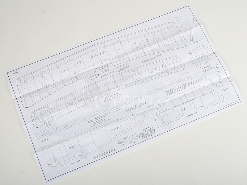 Nieuport 11 laser. vyřezávaný 610mm