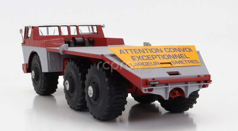 Norev Berliet T100 Truck 3-assi 1959 1:43 Červená Šedá