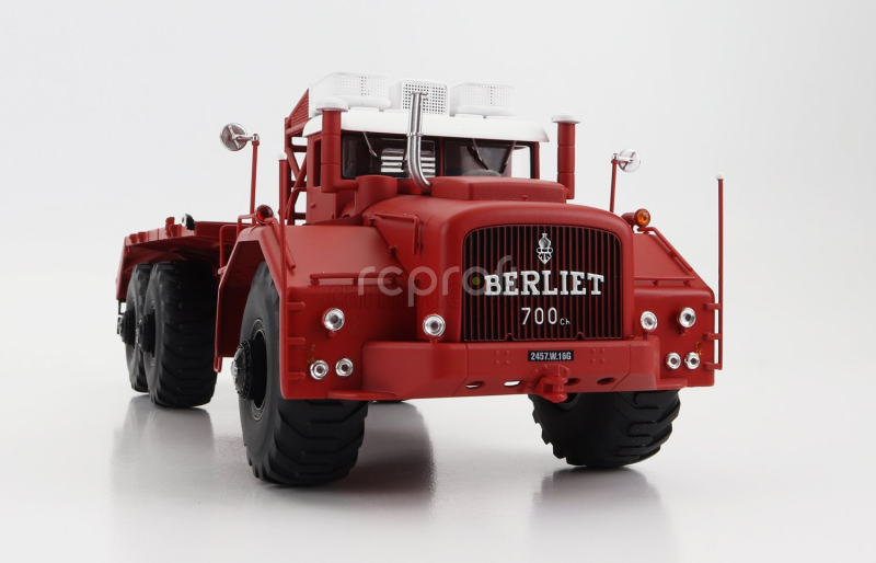 Norev Berliet T100 Truck 3-assi 1960 1:43 Red