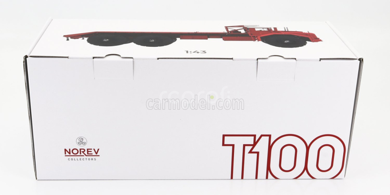 Norev Berliet T100 Truck 3-assi 1960 1:43 Red