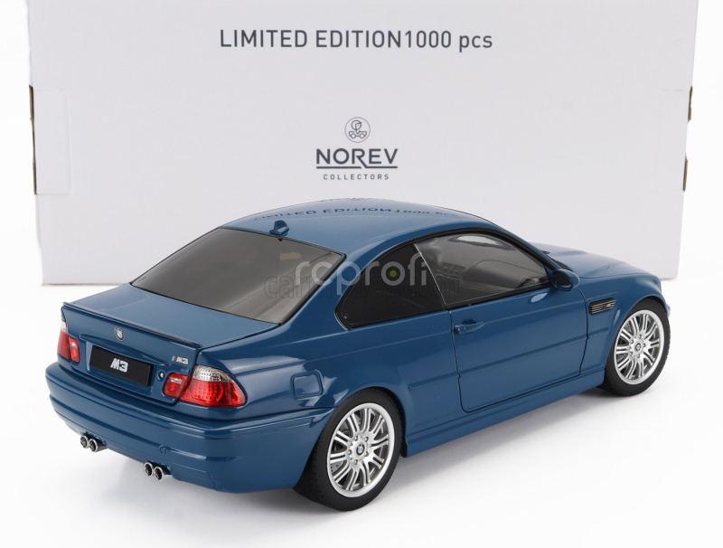 Norev BMW 3-series M3 (e46) Coupe 2000 1:18 Blue
