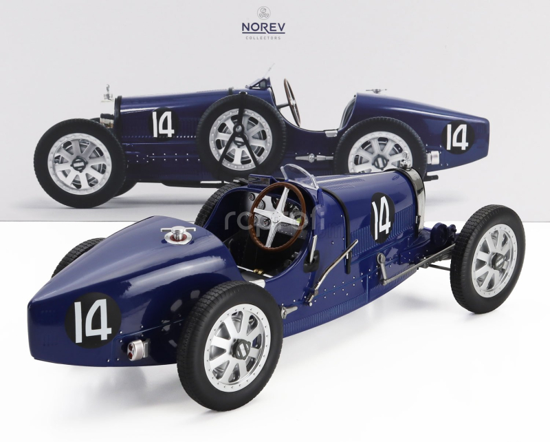Norev Bugatti T35 N 14 Racing 1925 1:12 Blue