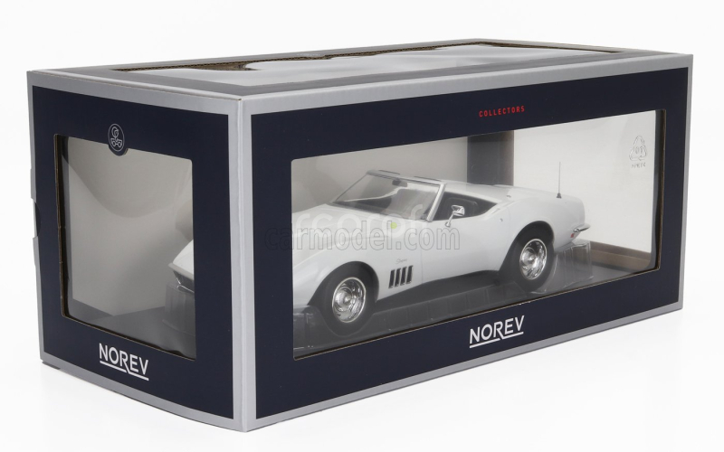Norev Chevrolet Corvette Convertible 1969 1:18 Bílá
