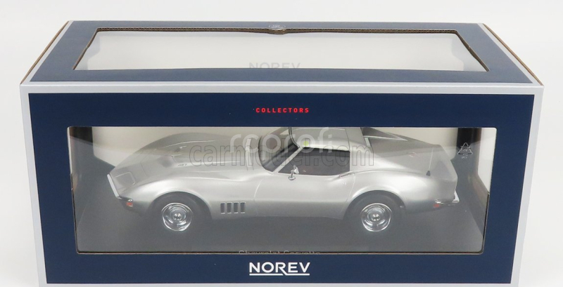 Norev Chevrolet Corvette Coupe 1969 1:18 Silver