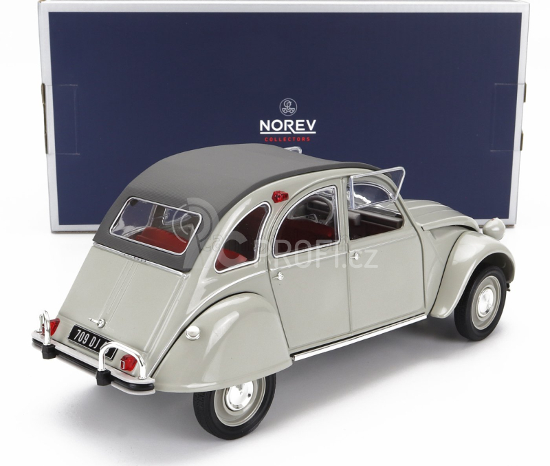 Norev Citroen 2cv Azam 1966 1:18 Růžově Šedá