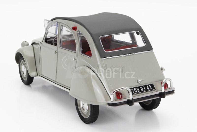 Norev Citroen 2cv Azam 1966 1:18 Růžově Šedá