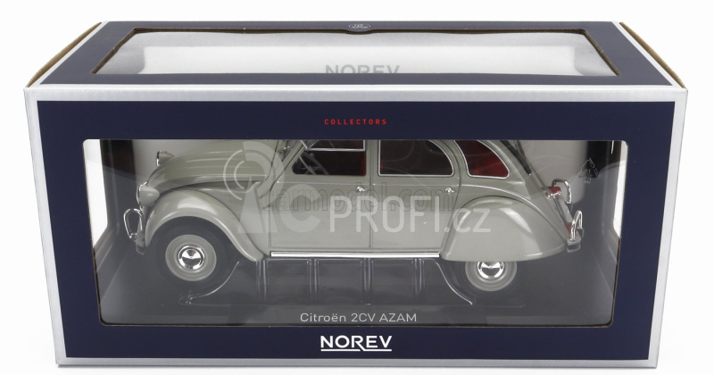 Norev Citroen 2cv Azam 1966 1:18 Růžově Šedá