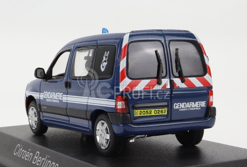 Norev Citroen Berlingo Gendarmerie Equipe Cynophile 2007 1:43 Blue