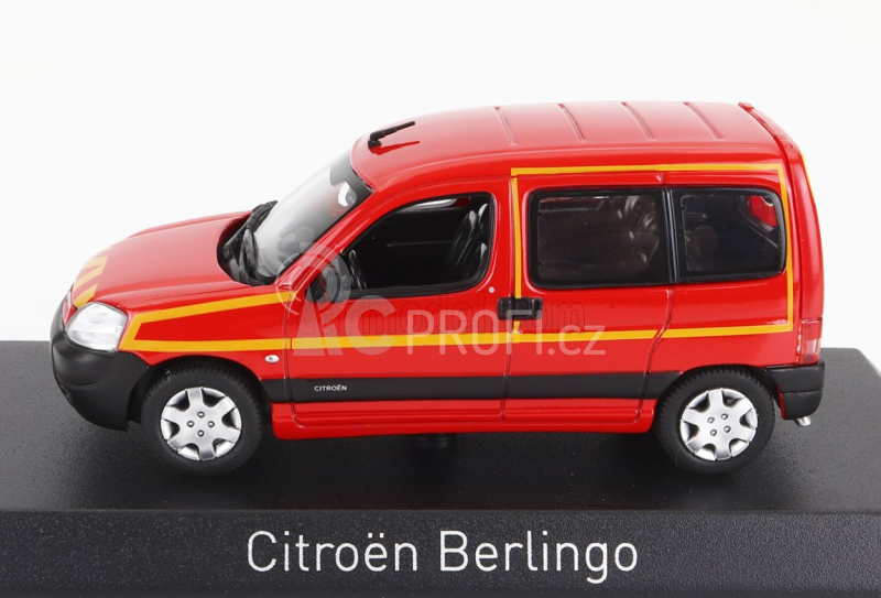 Norev Citroen Berlingo Sapeurs Pompiers 2004 1:43 Červená Žlutá