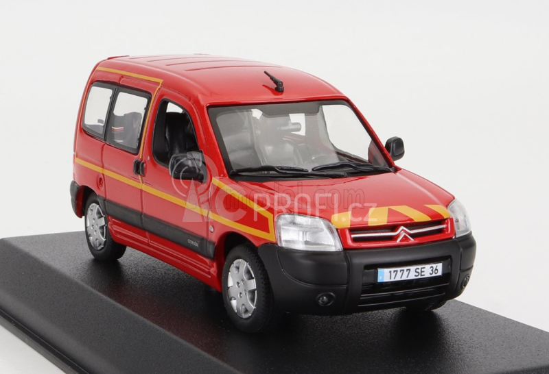Norev Citroen Berlingo Sapeurs Pompiers 2004 1:43 Červená Žlutá