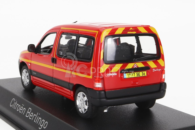 Norev Citroen Berlingo Sapeurs Pompiers 2004 1:43 Červená Žlutá