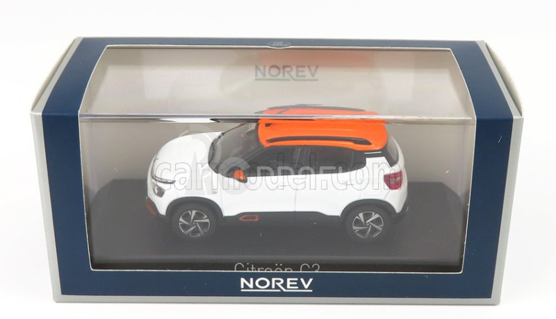 Norev Citroen C3 2021 1:43 Bílá Oranžová