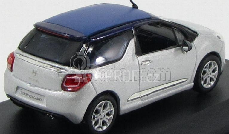 Norev Citroen Citroen Ds3 Cabriolet 2013 1:43 Hliníková Šedá Modrá