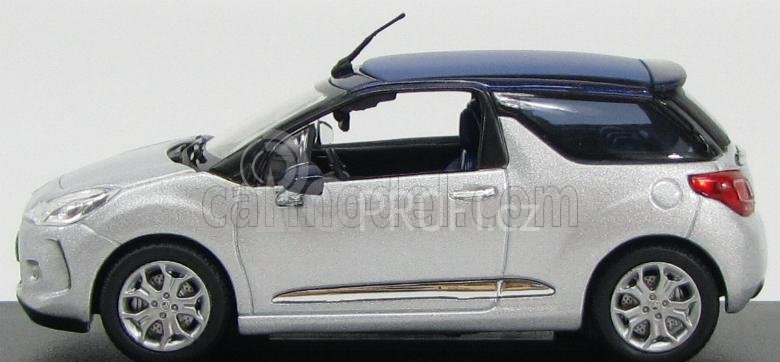Norev Citroen Citroen Ds3 Cabriolet 2013 1:43 Hliníková Šedá Modrá